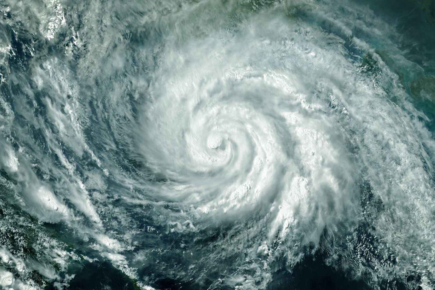A photo of a hurricane